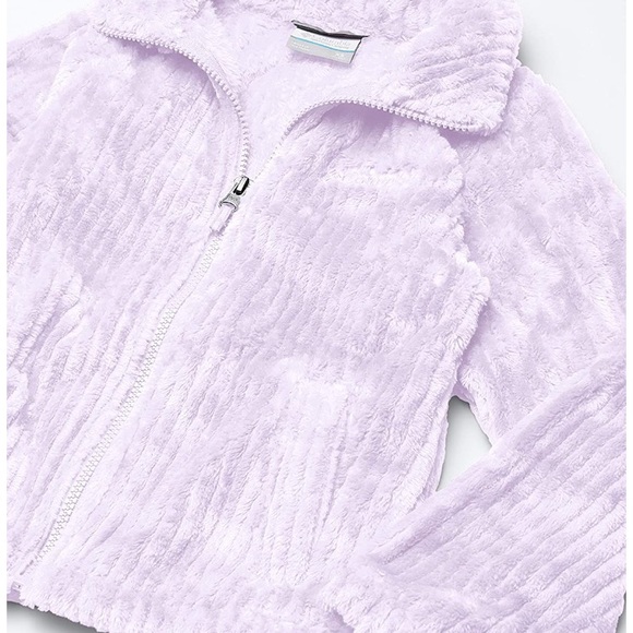 NWT girls SOFT zip up jacket in lilac - Picture 3 of 3